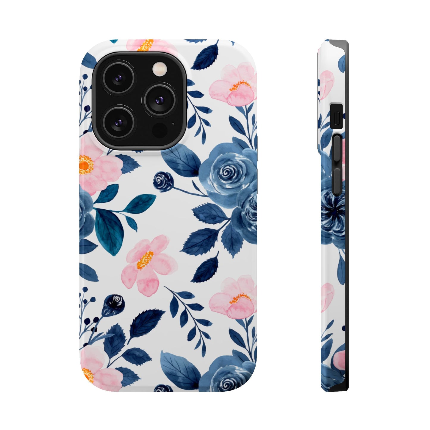 Pastel Garden Charm – MagSafe Case with Soft Watercolor Floral Print