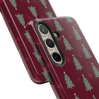 Retro Christmas Tree Pattern – Samsung Galaxy Series Case