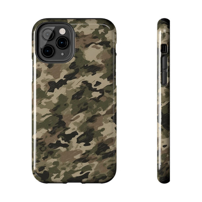 Classic Light Brown Camouflage – Durable iPhone Case with Timeless Design