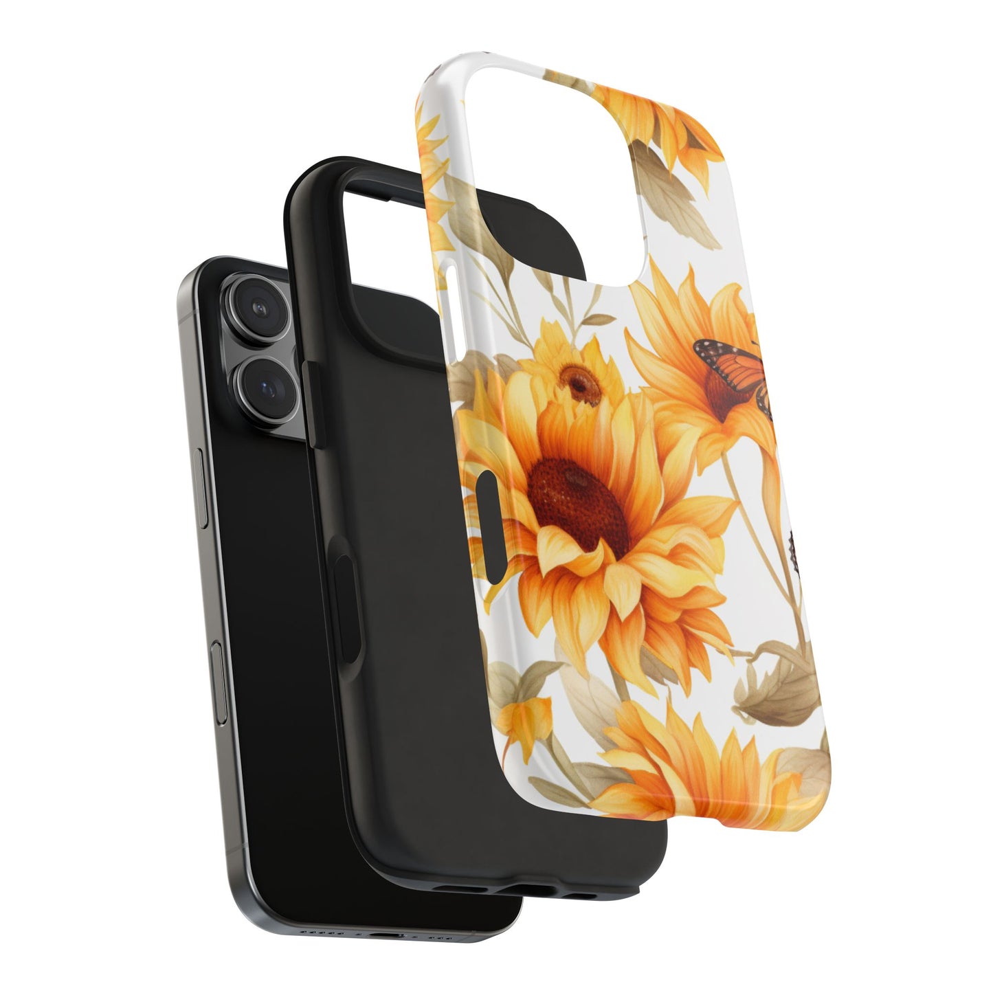 Sunflower & Monarch Garden - iPhone Series Case