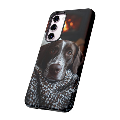 Relaxed German Shorthaired Pointer Samsung Galaxy Case – Rustic Charm Protective Cover