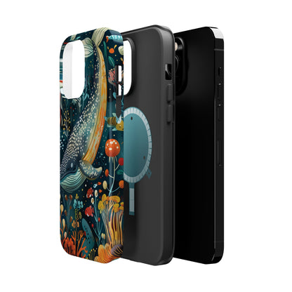 Oceanic Elegance Whale iPhone Case