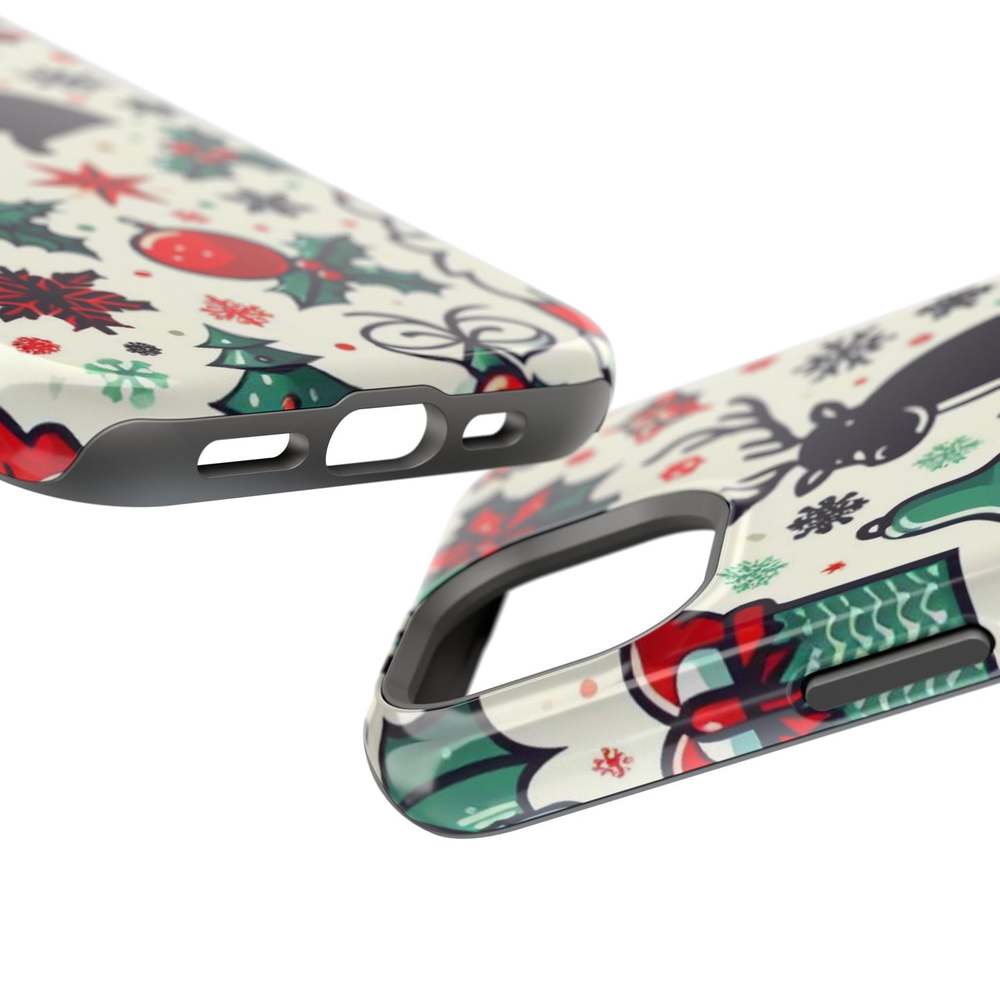 Cartoon Christmas Cheer – MagSafe iPhone Case