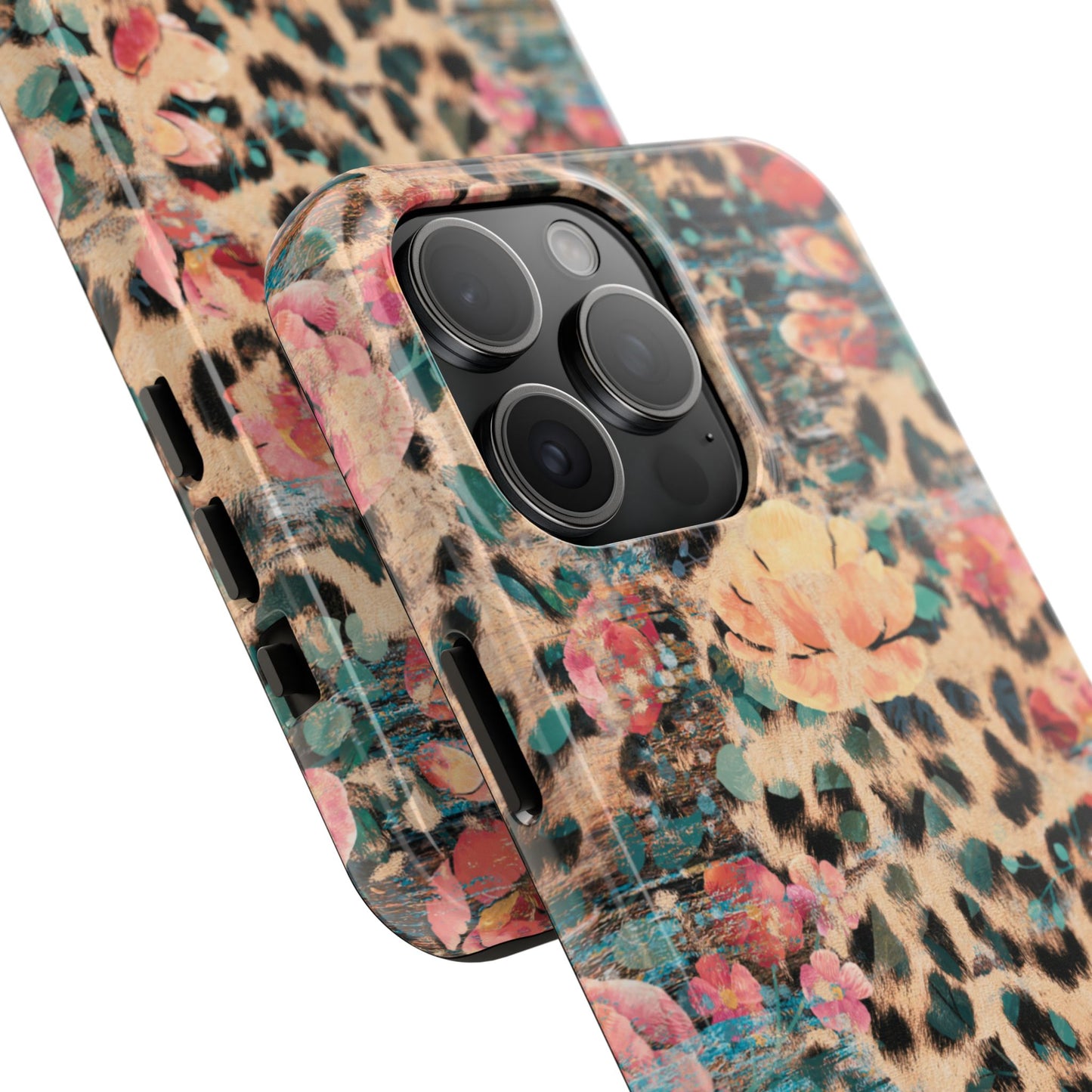 Rustic Floral Leopard - iPhone Series Case