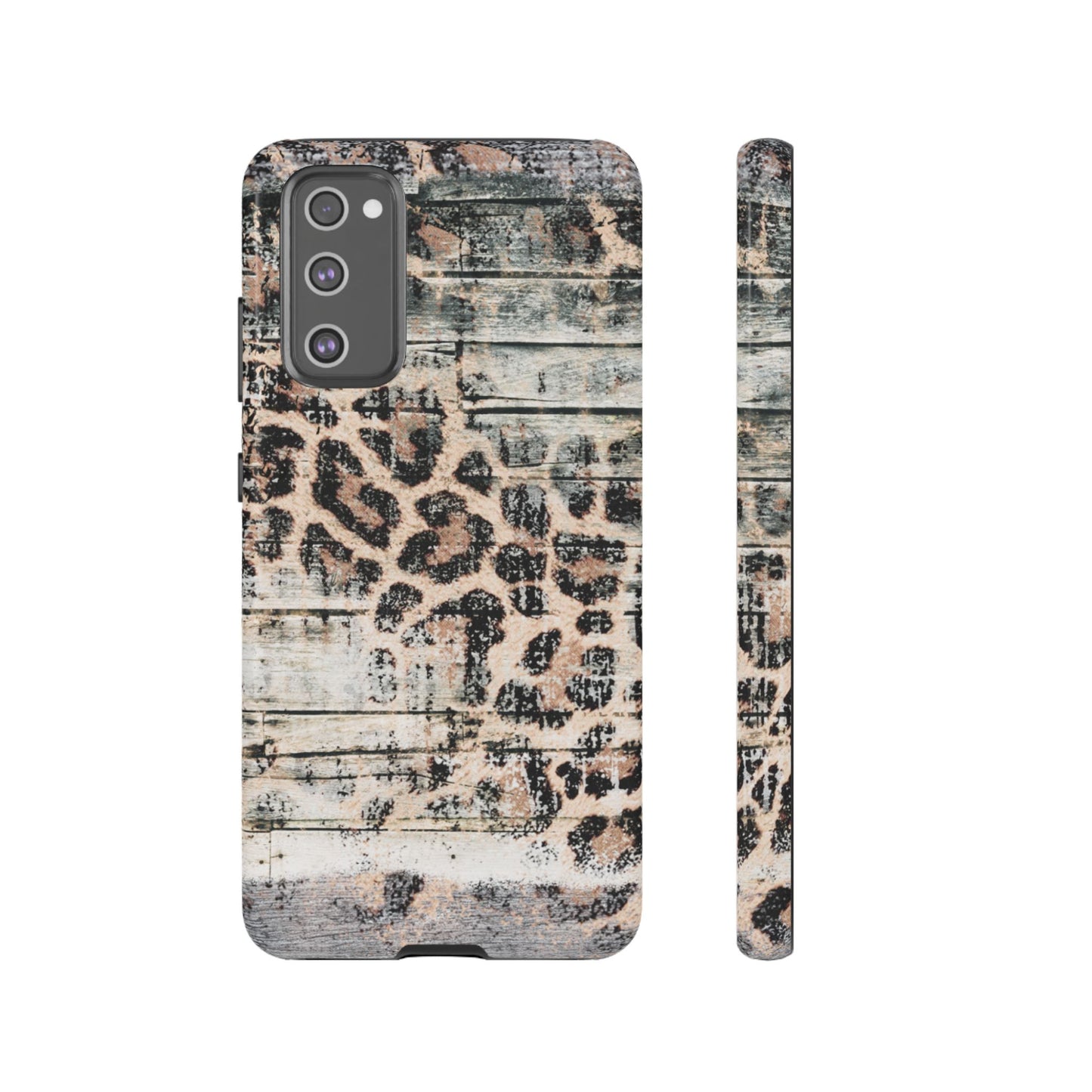 Rustic Leopard Wood Print - iPhone Series Case