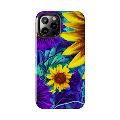 Purple & Gold Sunflower Dream - iPhone Series Case