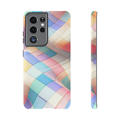 Pastel Prism Plaid iPhone Case