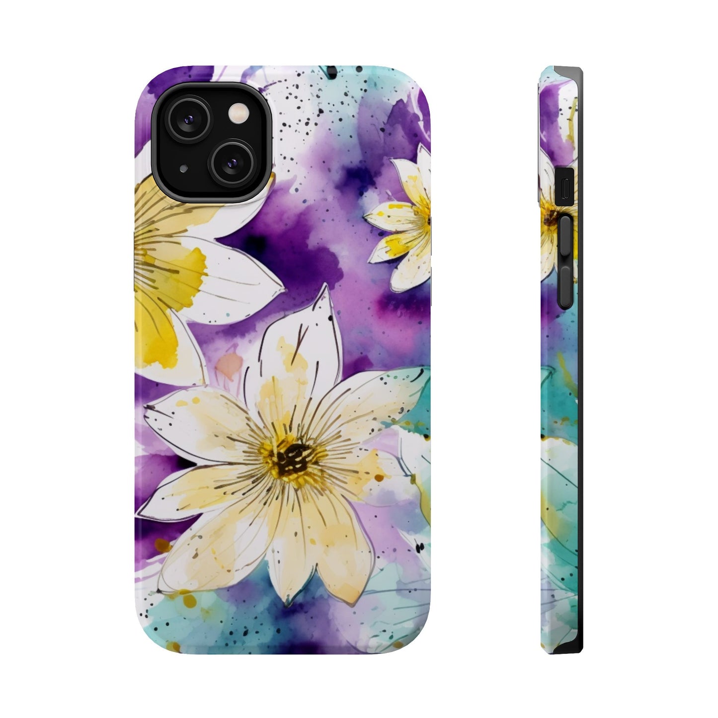 Abstract Floral Watercolor Splash - MagSafe iPhone Series Case