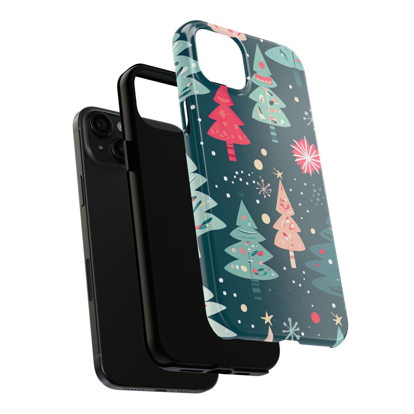 Whimsical Christmas Trees - iPhone Series Case