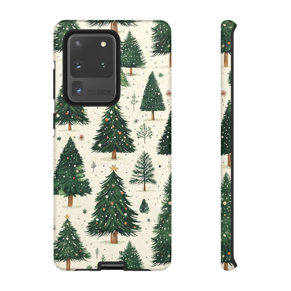 Festive Christmas Tree Forest Pattern – Samsung Galaxy Series Case