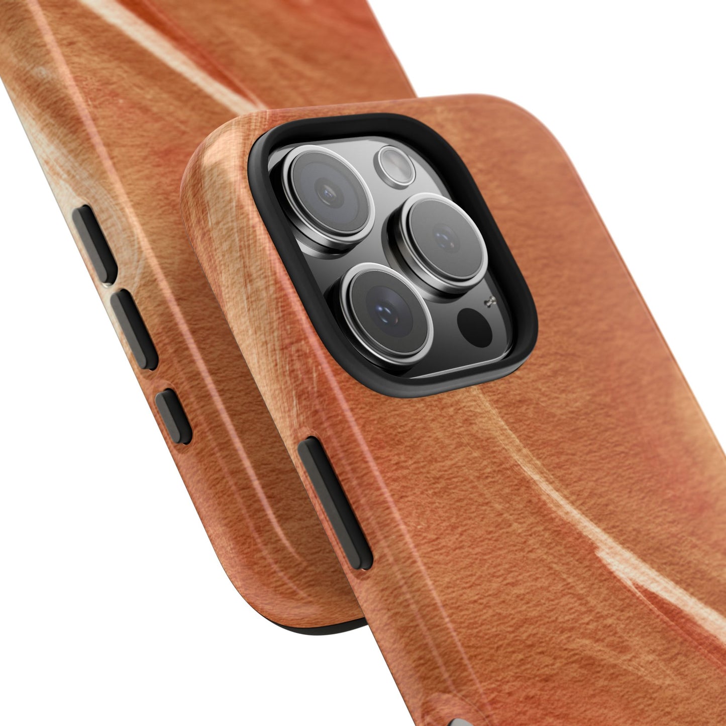 Earthy Terracotta Swirl MagSafe iPhone Case – Elegant Design with Magnetic Precision