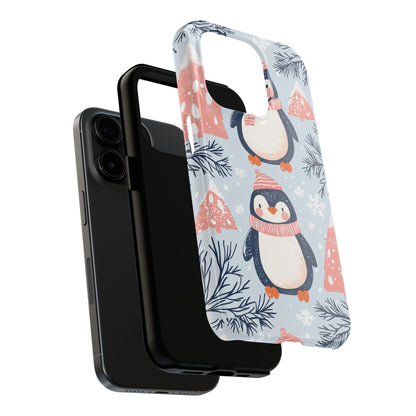 Penguin in Winter Wonderland iPhone Case