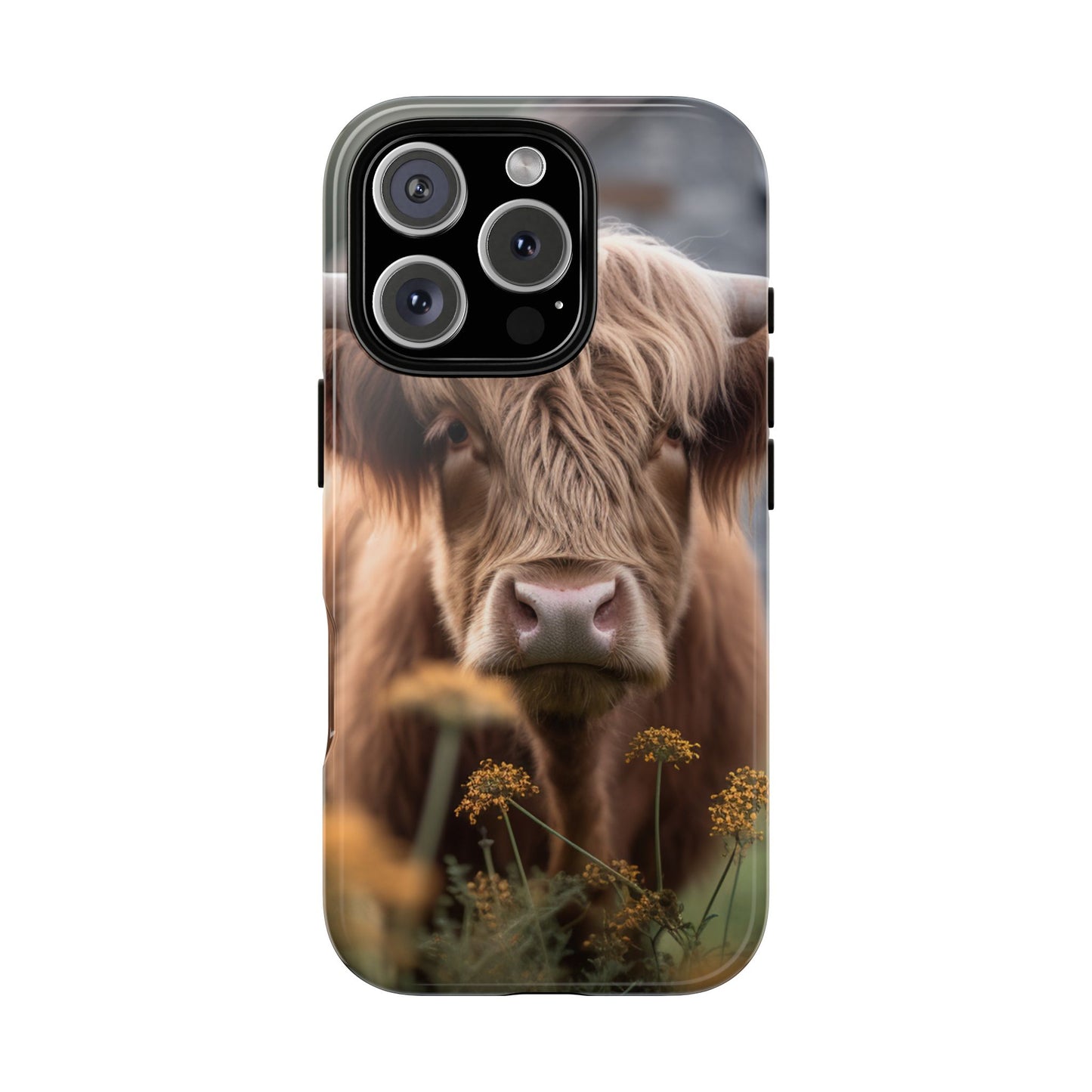 Highland Cow Phone Case | Custom Farmhouse | 10-foot Drop Protection