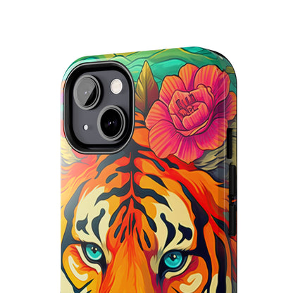 Fierce Rainbow Tiger Art - iPhone Series Case