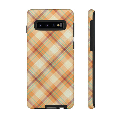 Samsung Galaxy Case - Warm Autumn Plaid Design