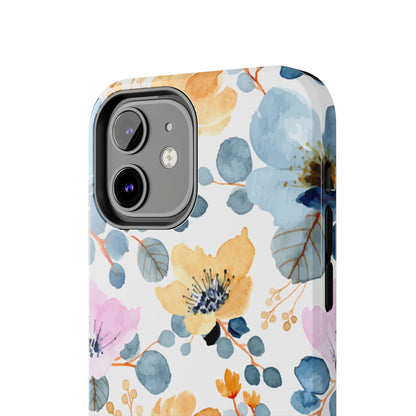 Spring Radiance – iPhone Series Case with Bright Watercolor Flowers