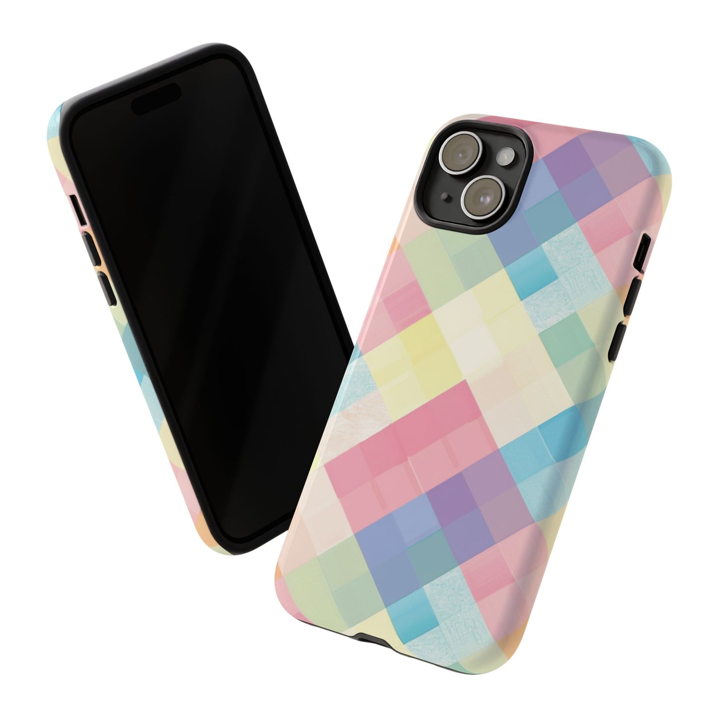 Spring Sonata Pastel Plaid Case