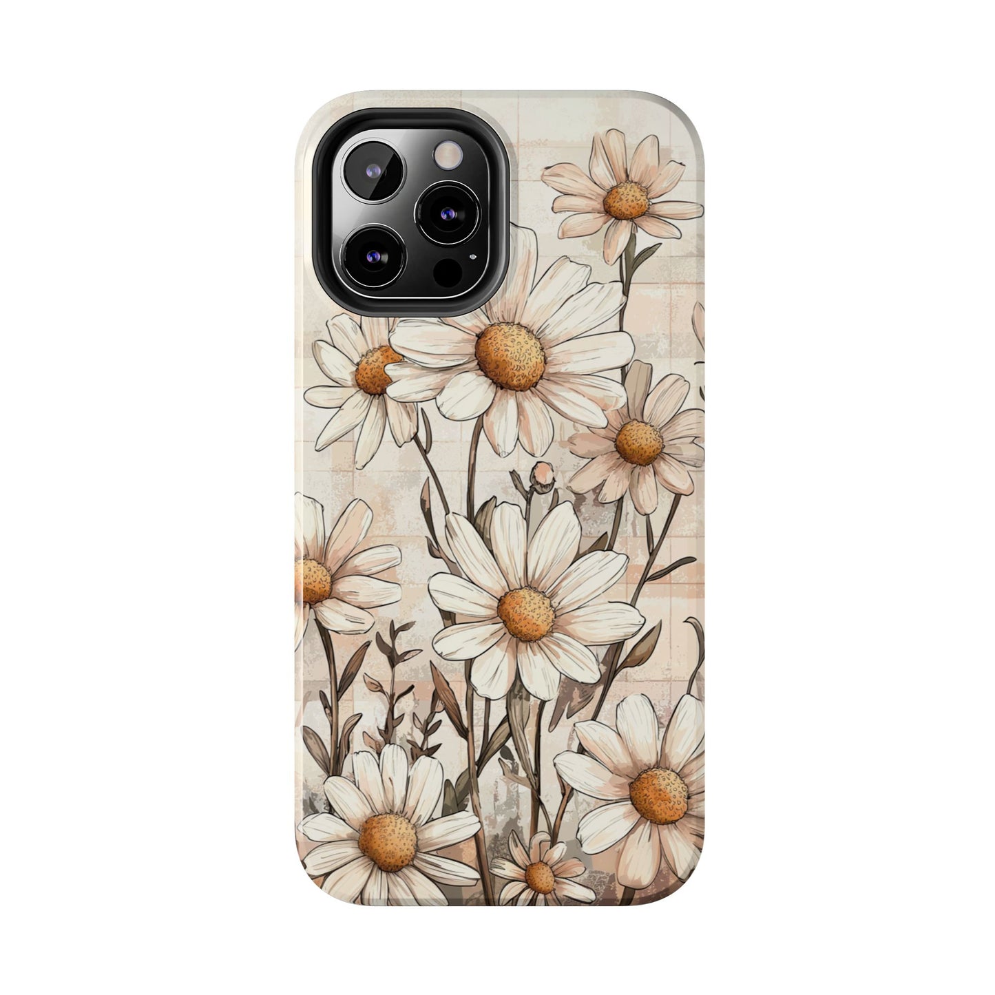 Pastel Daisy iPhone Case - Elegant Floral Protective Cover - BOGO Cases