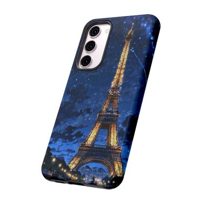 Samsung Galaxy Case - Eiffel Tower Under Starlit Sky Design