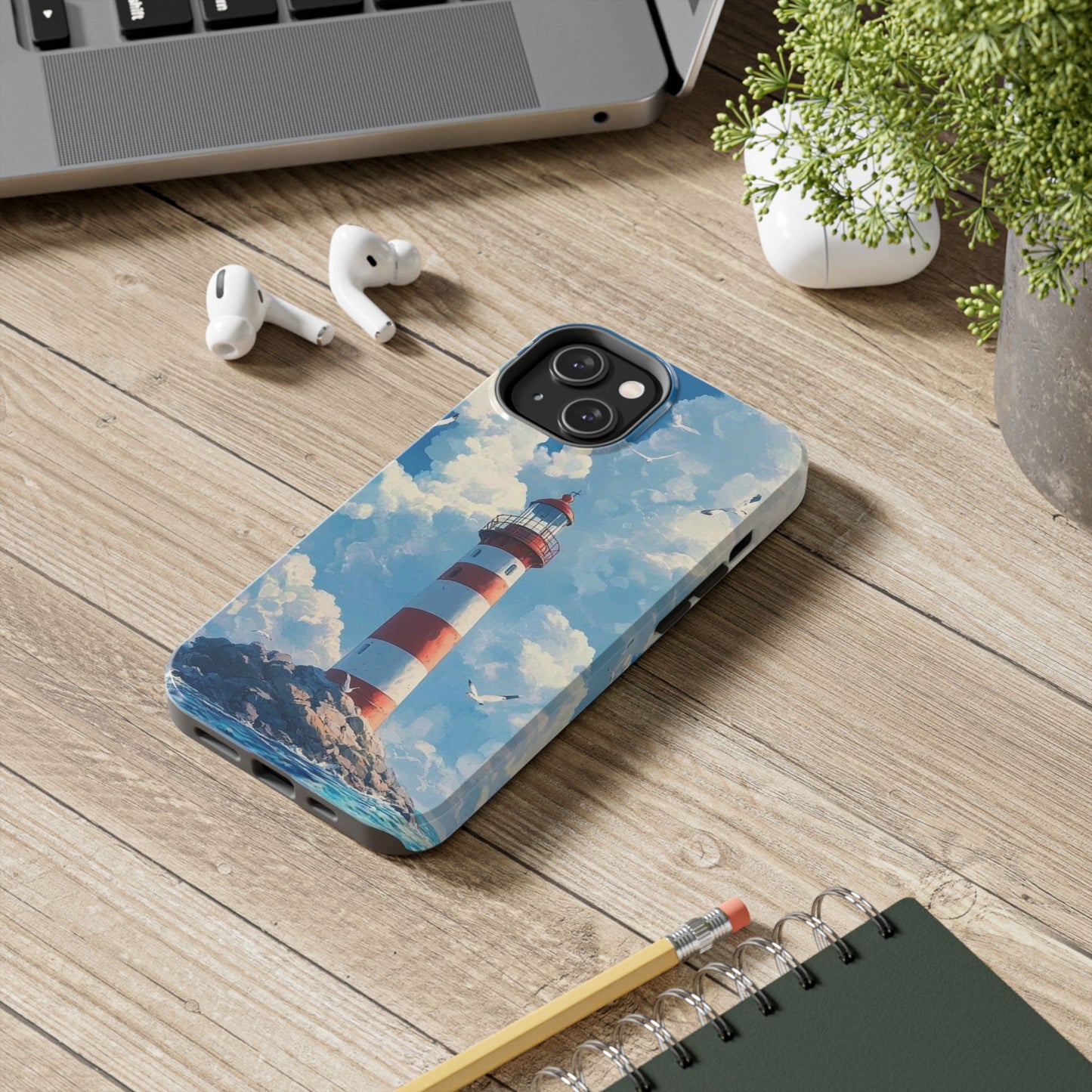 Samsung Galaxy Case - Majestic Lighthouse Scene Design