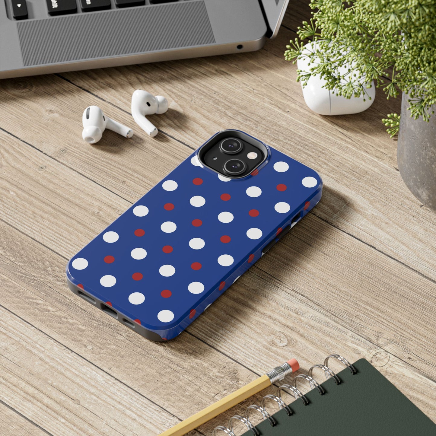 Patriotic Polka Dots – iPhone Case