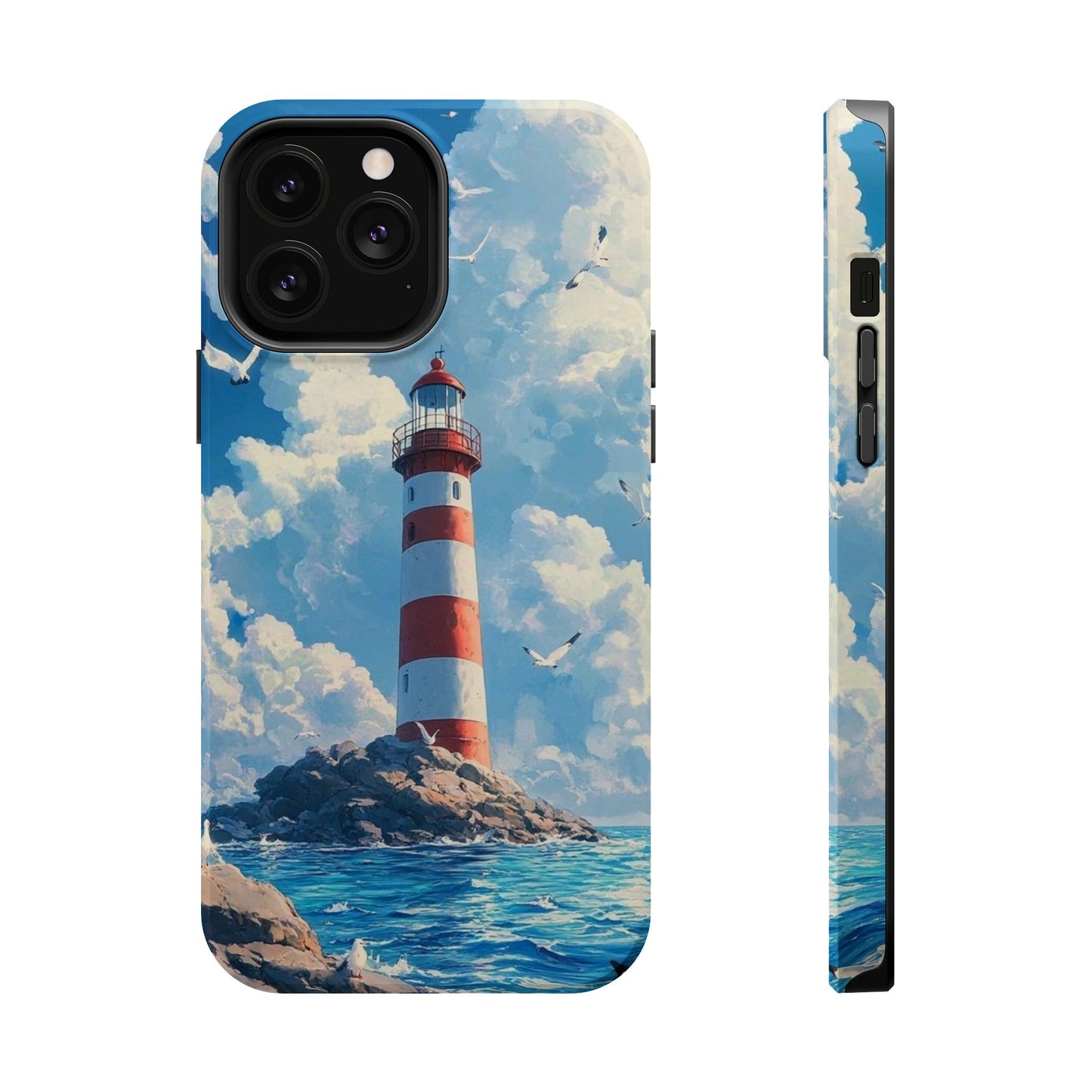 Iphone Case - Majestic Lighthouse Scene Design