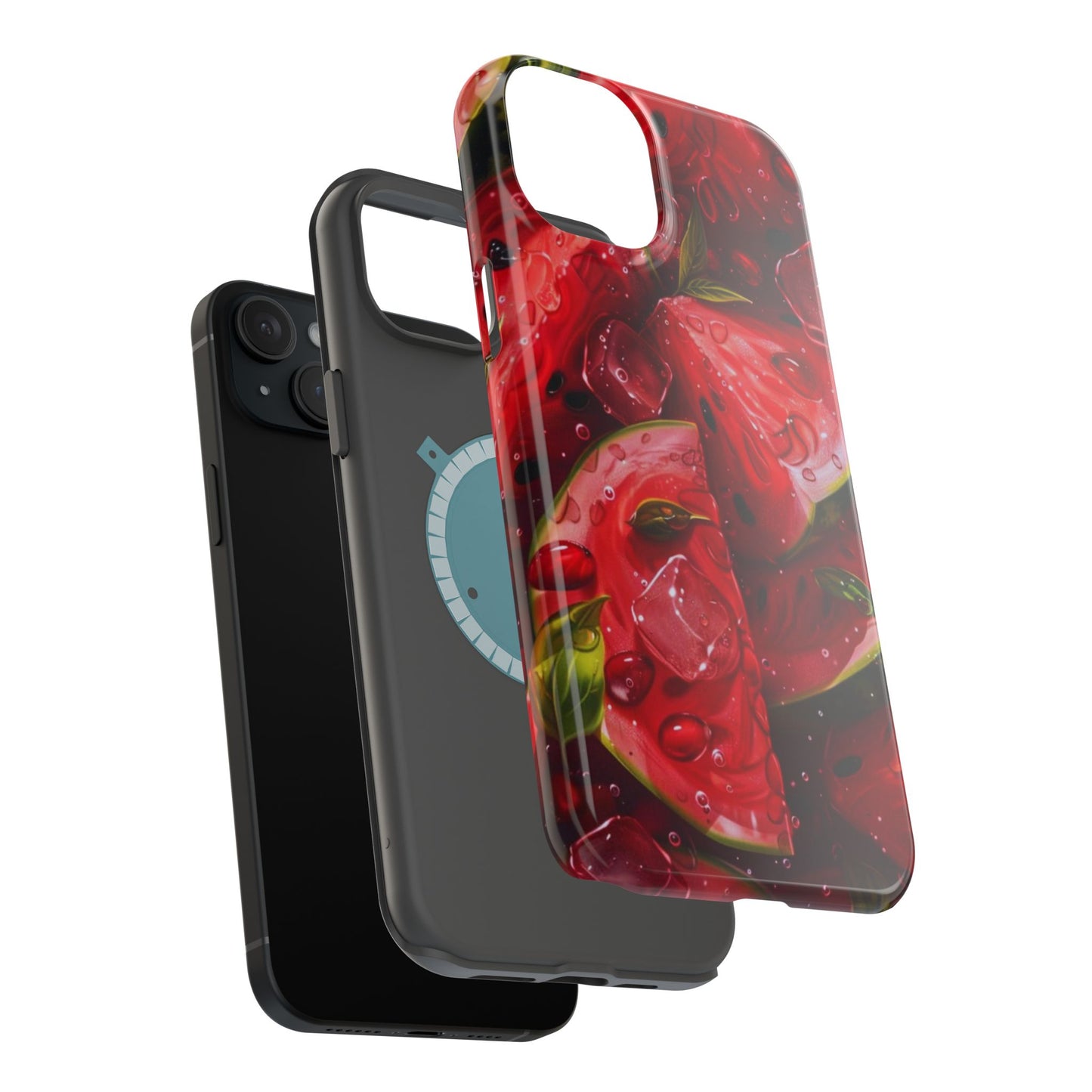 Juicy Watermelon MagSafe iPhone Case – Refreshing Summer Vibes, Dual-Layer Protection