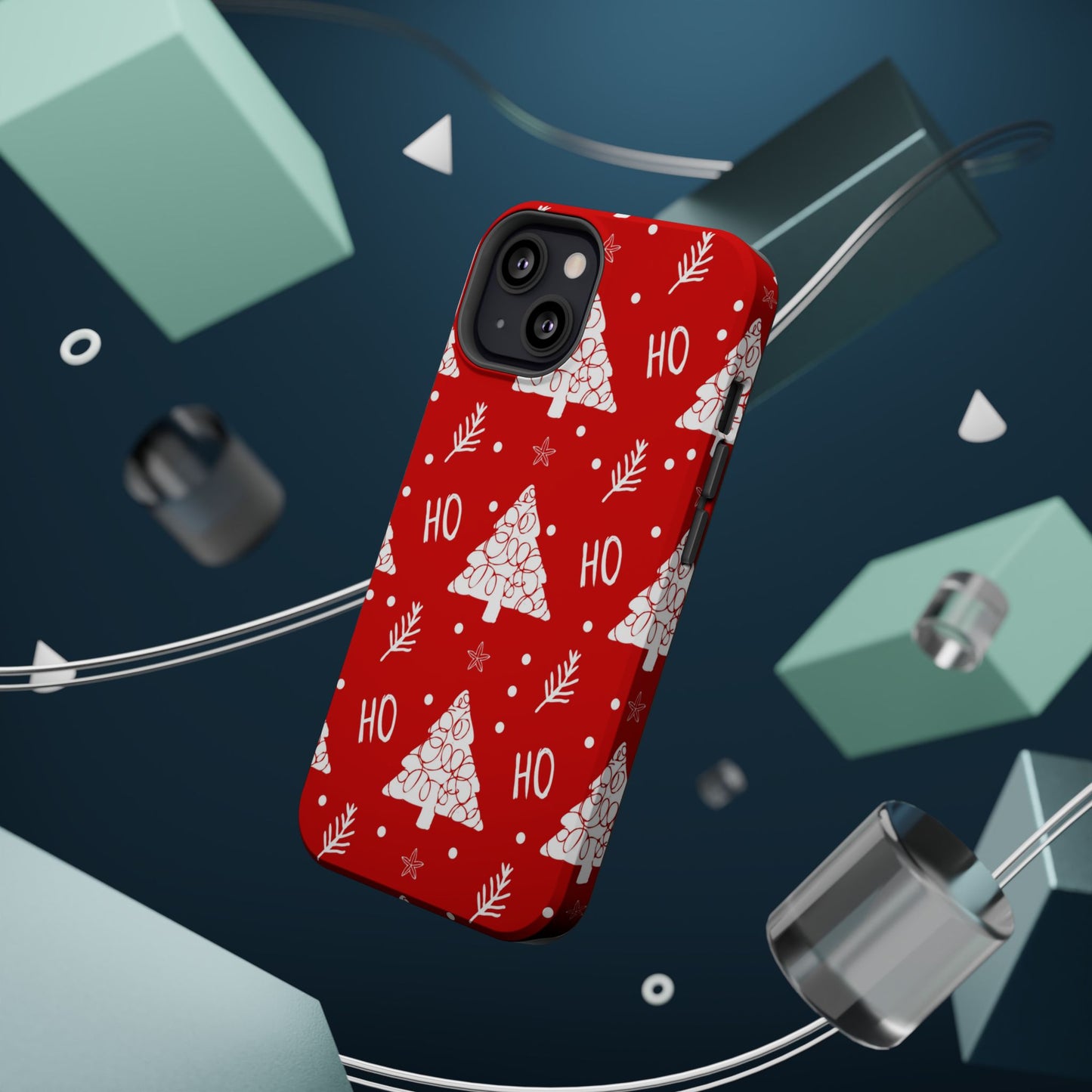 MagSafe iPhone Case: Ho Ho Ho – Christmas Tree Wonderland