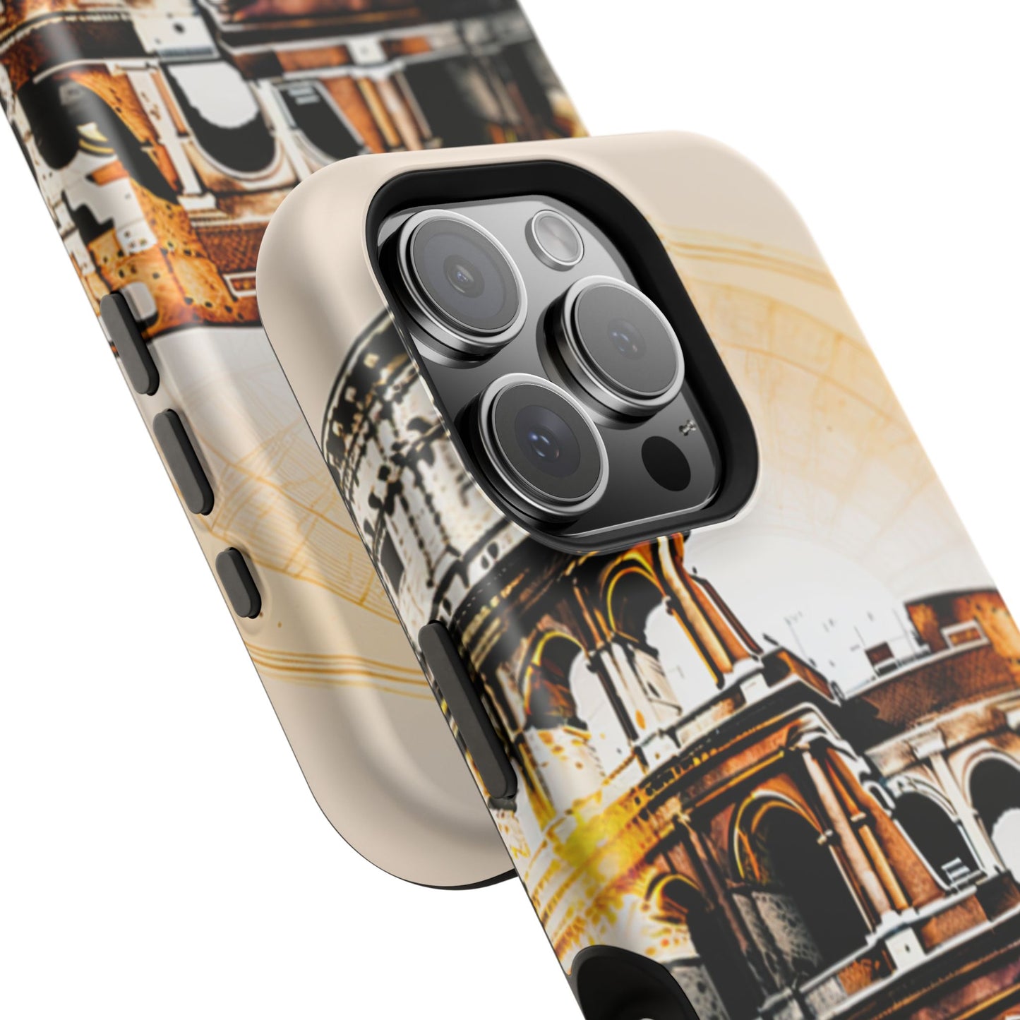 Rome Colosseum MagSafe iPhone Case - Italian Landmark with Wireless Charging Compatibility