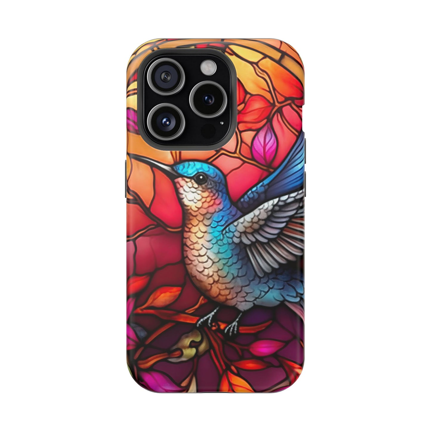 Radiant Multicolor Bird Artwork - MagSafe iPhone Case