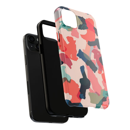 Modern Earthy Camo Abstract – iPhone Case