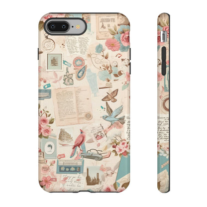 Vintage Collage iPhone Case - Retro Nostalgic Protective Cover