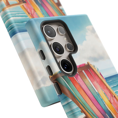 Vibrant Beach Escape Samsung Galaxy Case – Colorful Summer Design