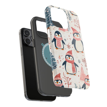 Penguin Paradise – Christmas Cheer MagSafe iPhone Case