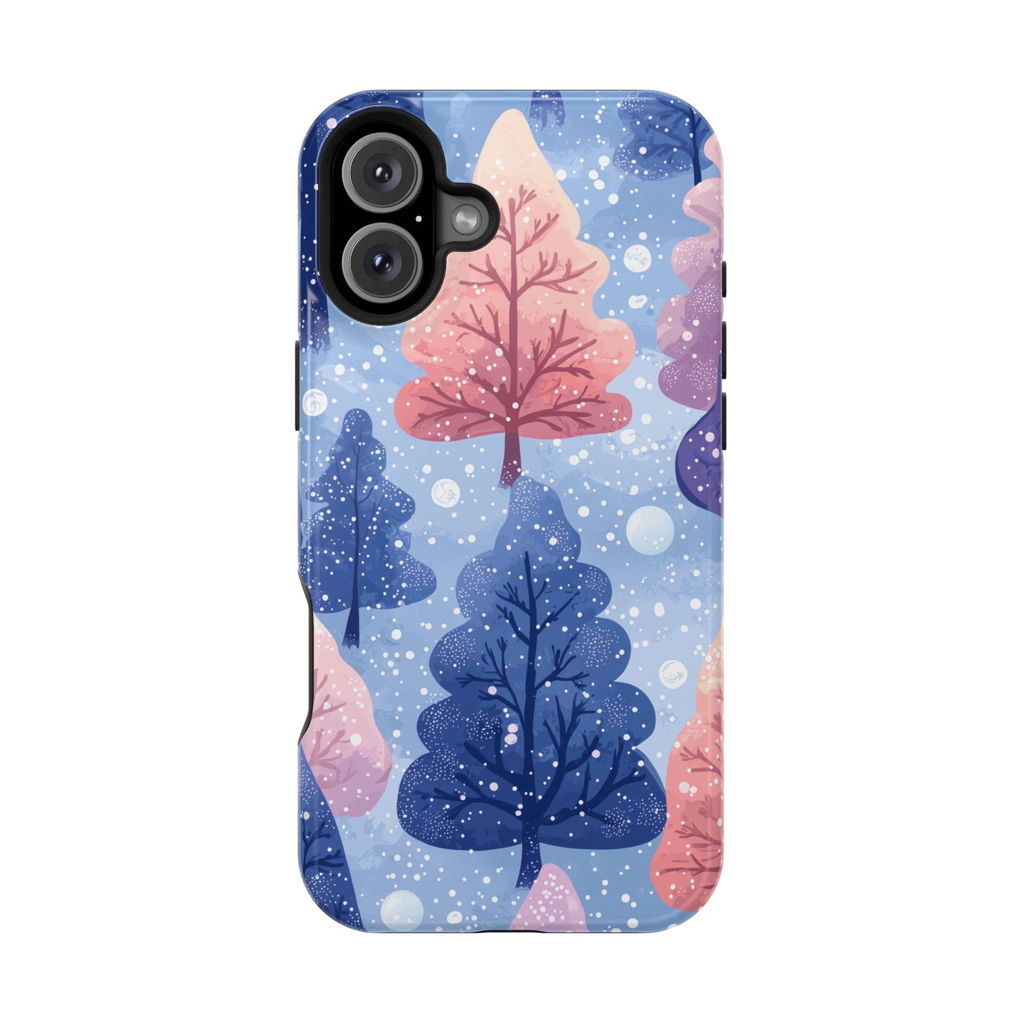 Pink & Purple Winter Wonderland - MagSafe iPhone Series Case