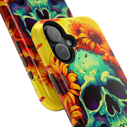 Sun Kissed Skull MagSafe iPhone Case