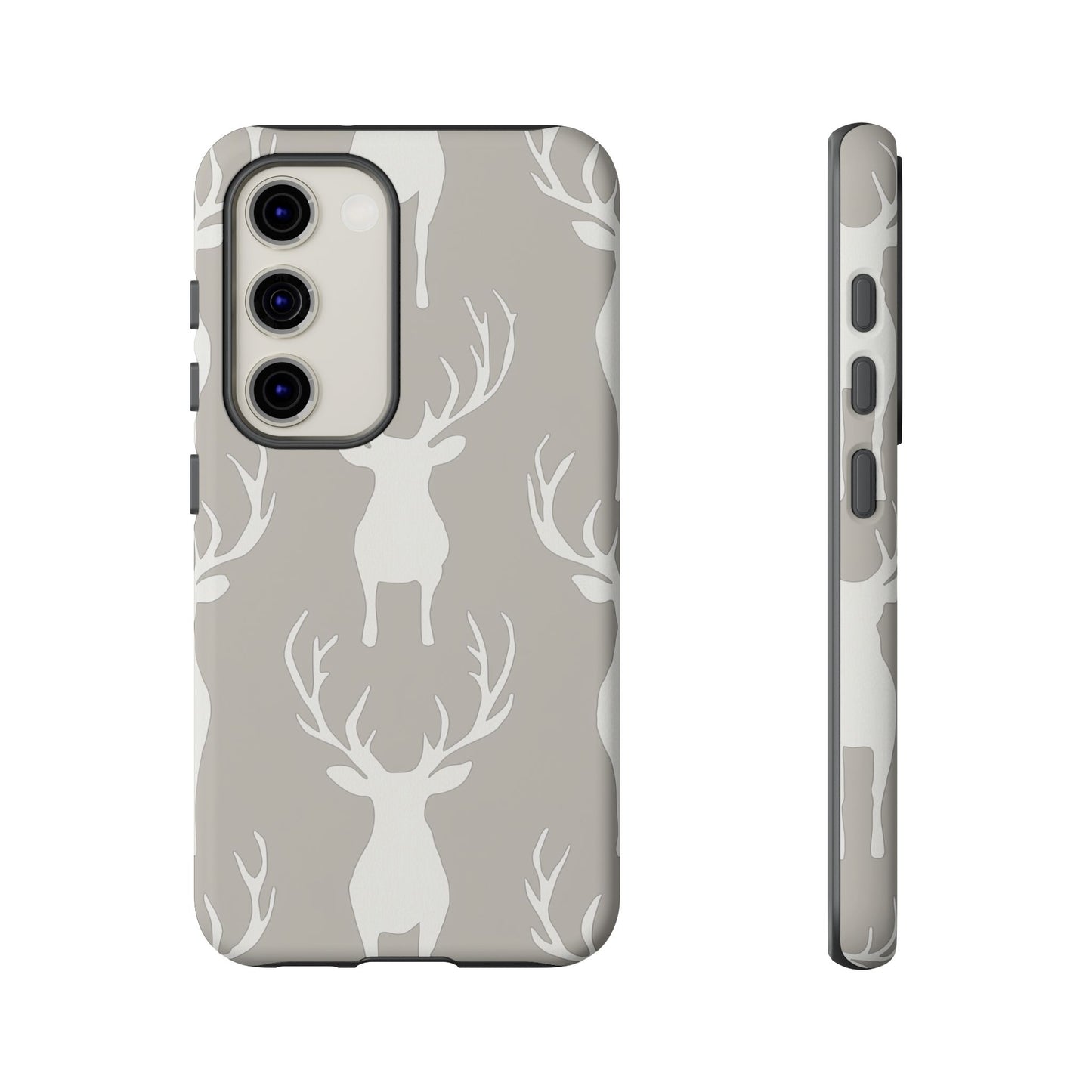 Minimalist Deer Silhouette Pattern – Samsung Galaxy Series Case