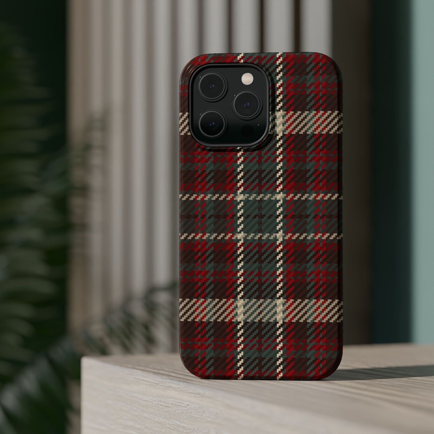 Cozy Rustic Plaid - MagSafe iPhone Series Case