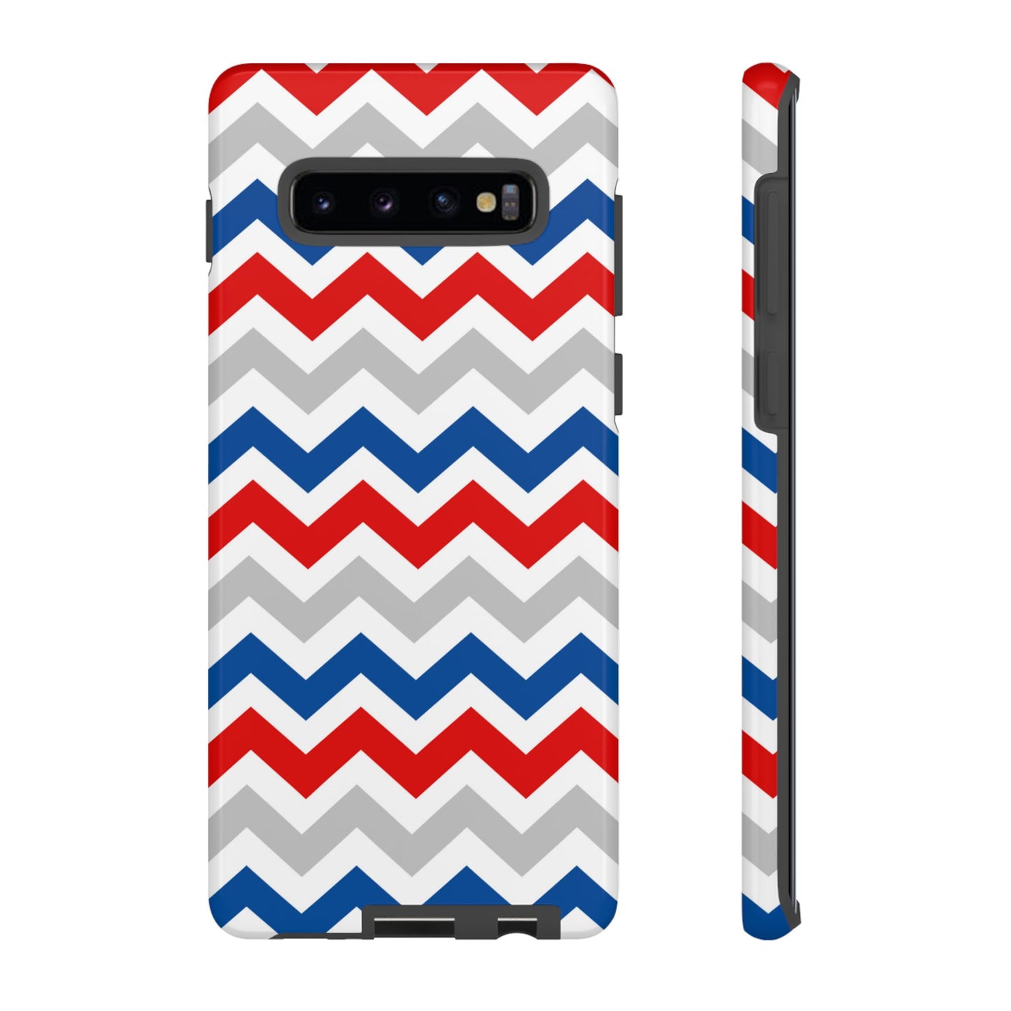 Patriotic Red, White & Blue Chevron – Bold Geometric Samsung Galaxy Case