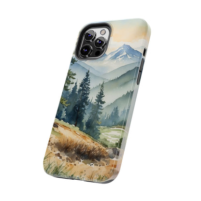 Tranquil Mountain Escape - iPhone Case