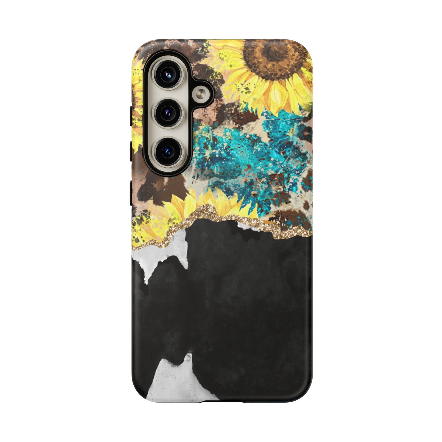 Rustic Sunflower Leopard Glam - Samsung Galaxy Series Case