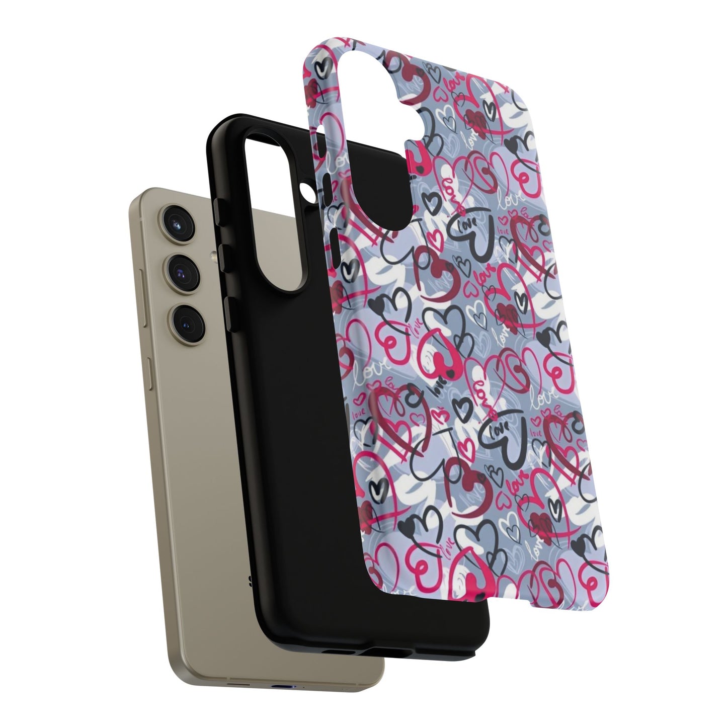 Graffiti Love Hearts Samsung Galaxy Case