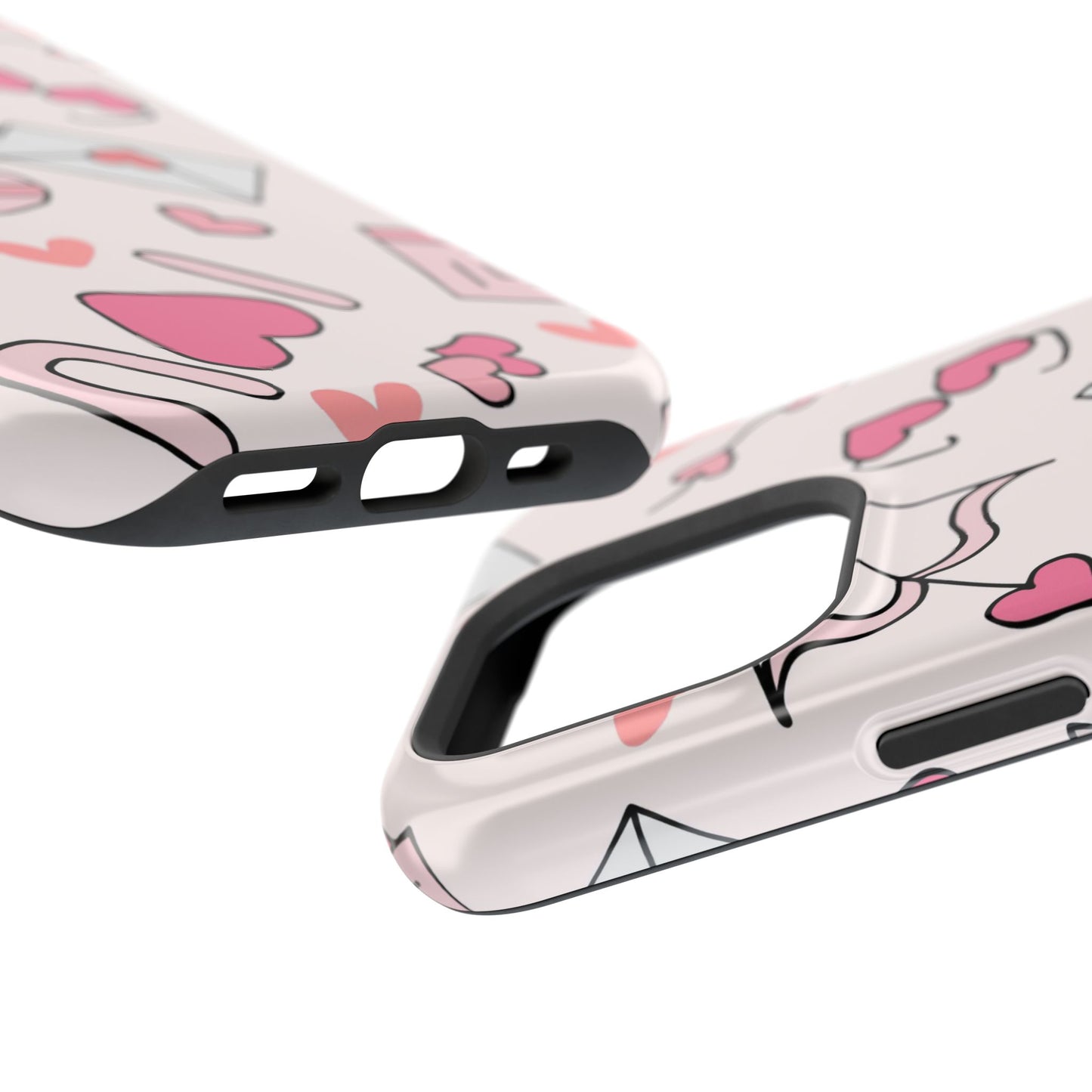 Valentine's Day Scribbles MagSafe iPhone Case