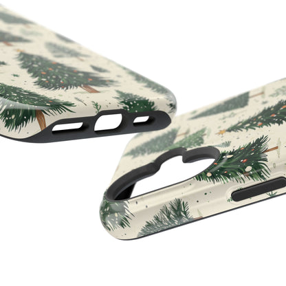 Festive Christmas Tree Forest Pattern – MagSafe iPhone Series Case