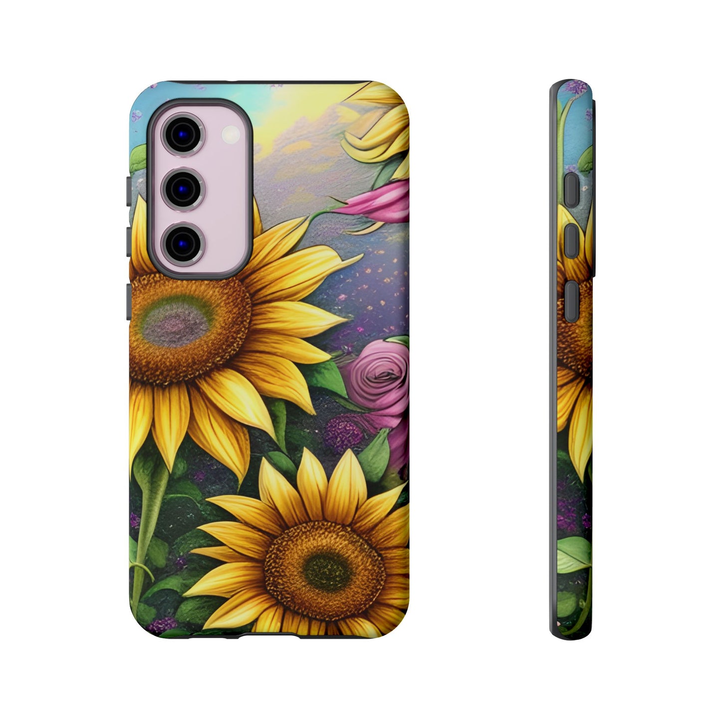 Whimsical Sunflower & Rose Garden - Samsung Galaxy Series Case