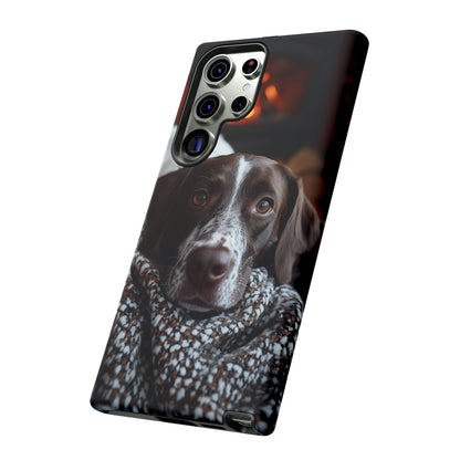 Relaxed German Shorthaired Pointer Samsung Galaxy Case – Rustic Charm Protective Cover