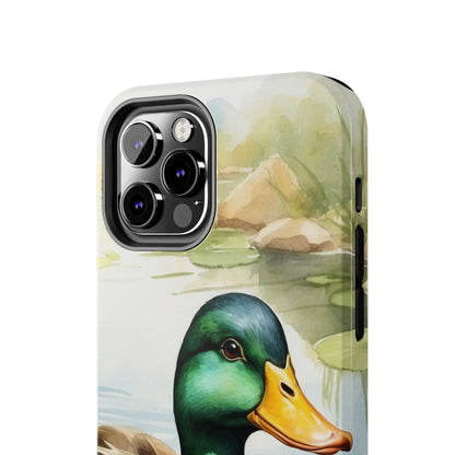 Serene Duck Reflection - iPhone Case