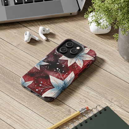 Winter Bloom Poinsettia – iPhone Case