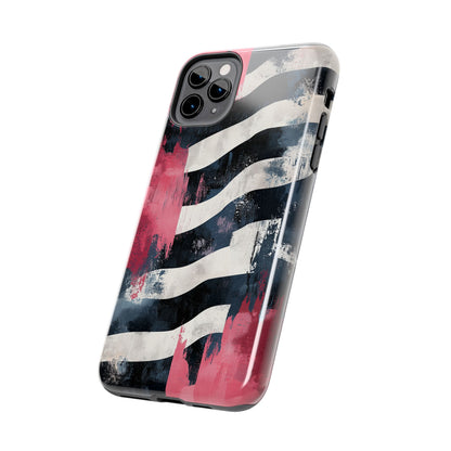 Blood Zebra iPhone Case – Bold Red & Black Pattern