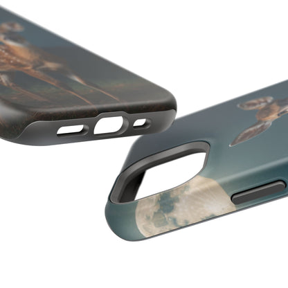 MagSafe-Compatible iPhone Case – Mystic Fawn Under the Moonlit Sky